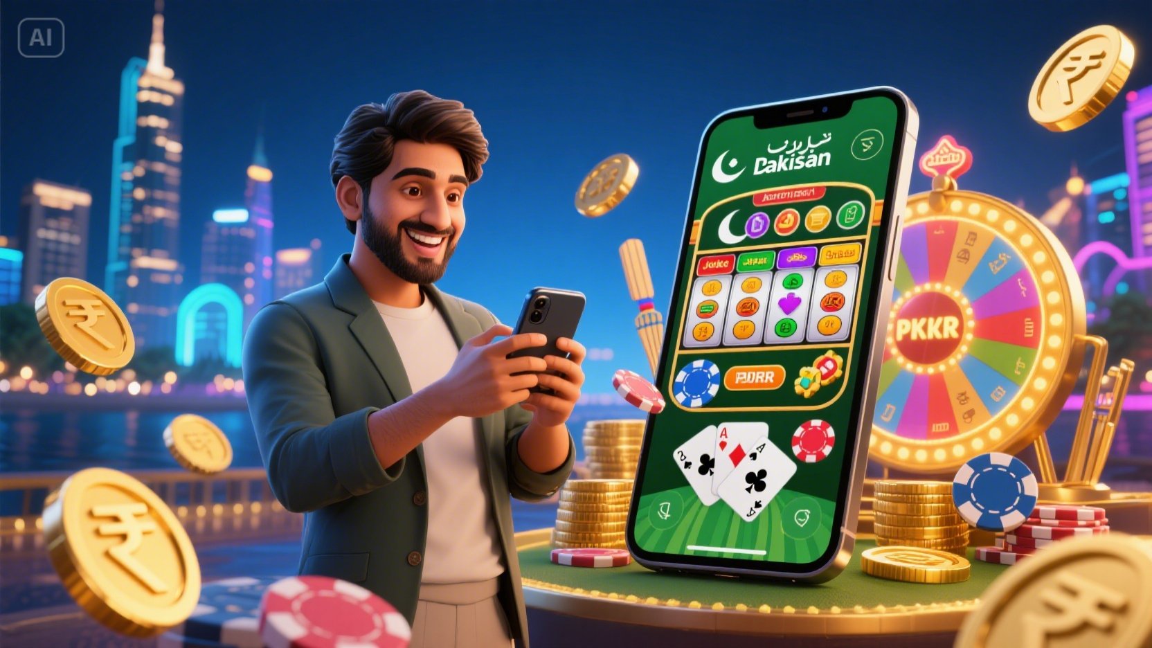 Casino rapid casino game desktop and mobile interfaces